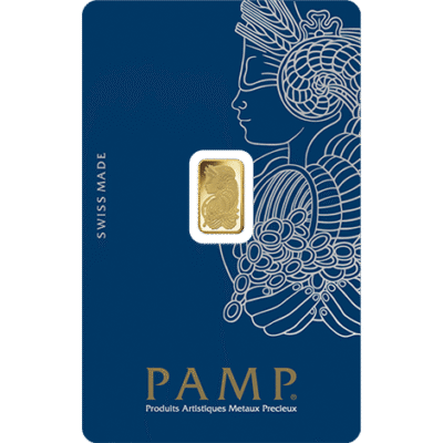 1 GRAM GOLD PAMP SUISSE BAR