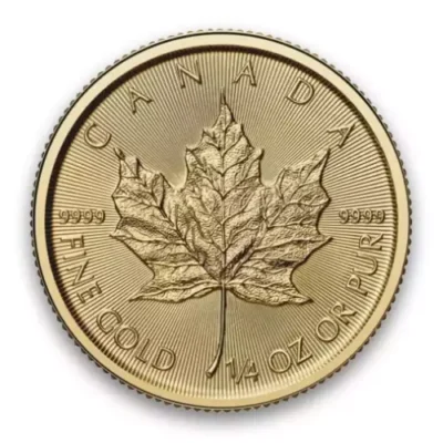 Canadian Gold Maple Leaf 1/4 oz 9999 – 2025