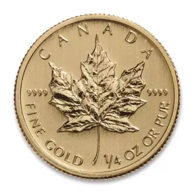 Canadian Gold Maple Leaf 1/4oz .9999 – Backdated