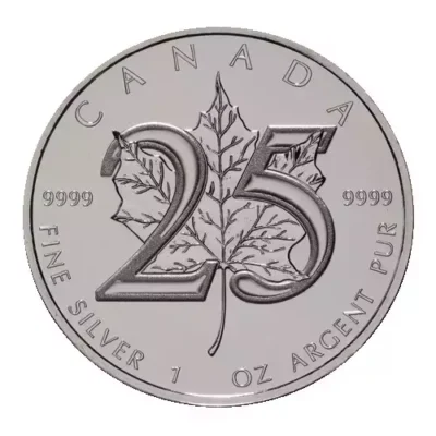 RCM 1oz Silver 25th Anniversary – 2013