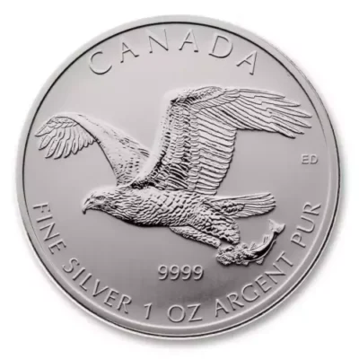 RCM 1oz Silver Birds of Prey Bald Eagle – 2014